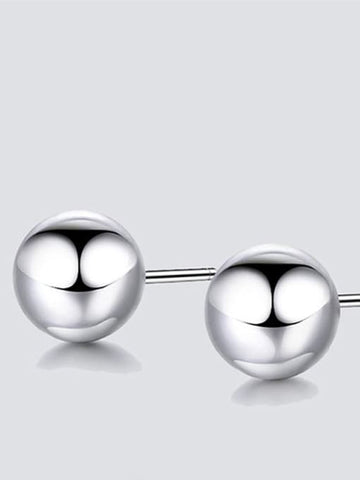 Silver Stainless Steel Round Stud