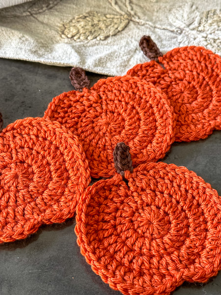 Pumpkin Coaster Set