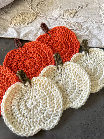 Pumpkin Coaster Set