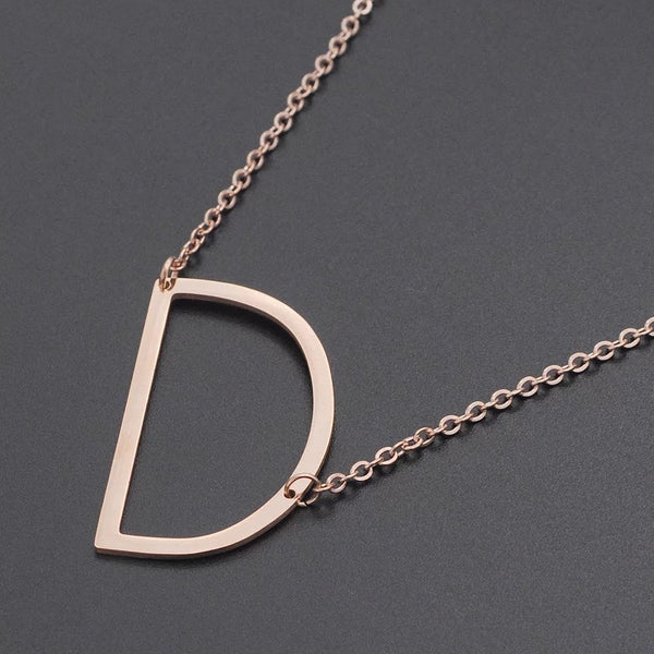 Sweet Initial Letter Necklace - Sweet Dvash