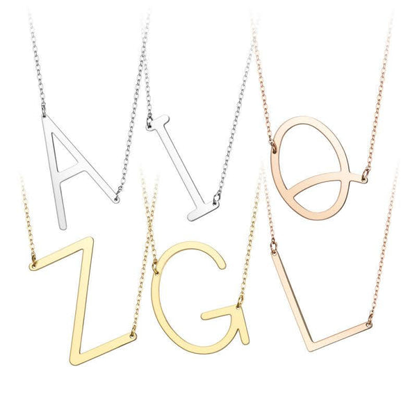 Initial Letter Necklace - Sweet Dvash