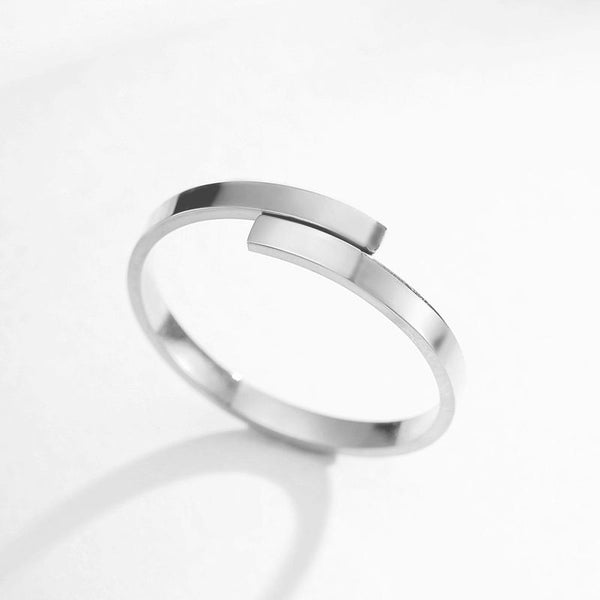 Simple Open 18k Gold Plated Ring - Sweet Dvash